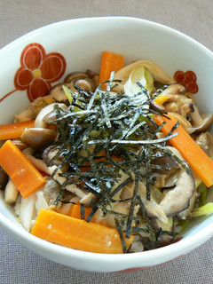 きのこたっぷり深川丼-レシピのメイン写真