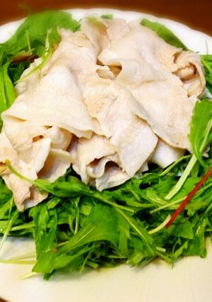 暑い日にはあっさりと豚肉で冷しゃぶ-レシピのメイン写真