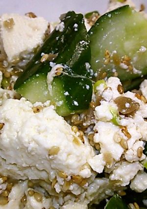 豆腐◆ザーサイ◆きゅうり和え物-レシピのメイン写真