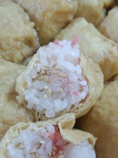 母の味☆紅生姜でさっぱりお稲荷さん-レシピのメイン写真