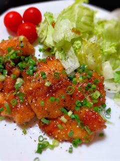 ネギだくチキンの甘酢炒め-レシピのメイン写真