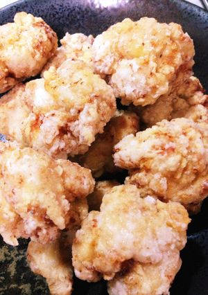 鶏むね肉を切って丸めてジューシー唐揚げ-レシピのメイン写真