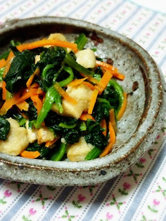 優しい味*お麩とほうれん草のおひたし*-レシピのメイン写真