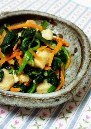 優しい味＊お麩とほうれん草のおひたし＊-レシピのメイン写真