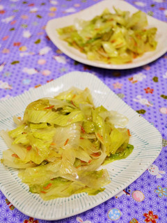 レタスの芯で★干しエビ炒め-レシピのメイン写真