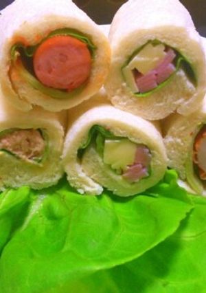 ランチ☆お弁当にサンドイッチロール-レシピのメイン写真