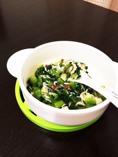 離乳食後期★小松菜としらすのあんかけ-レシピのメイン写真