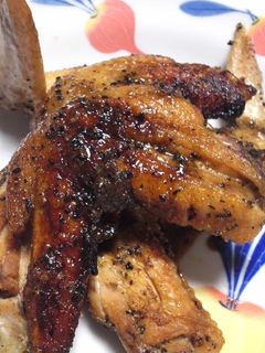 黒酢とめんつゆで手羽先焼き-レシピのメイン写真