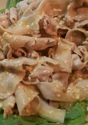お手軽簡単にさっぱり酸味の豚しゃぶサラダ-レシピのメイン写真