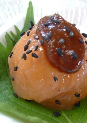 Suikaで涼しげ♪サトイモ葛饅頭-レシピのメイン写真