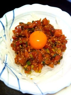 まぐろのユッケ風-レシピのメイン写真
