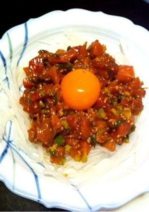 まぐろのユッケ風-レシピのメイン写真