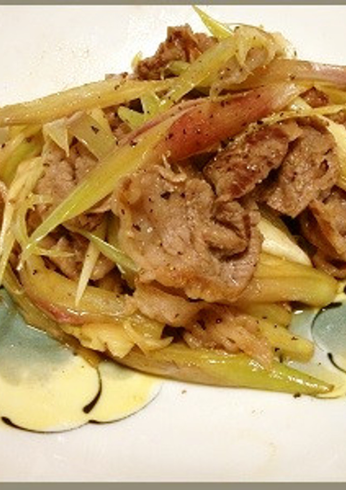みょうがと牛肉の炒め物-レシピのメイン写真