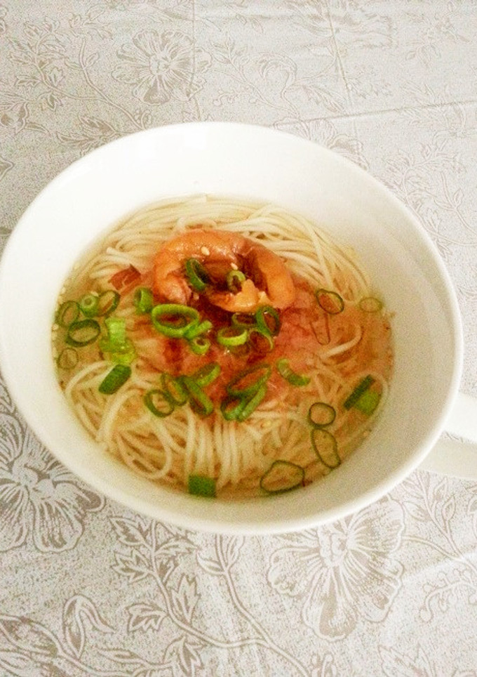 ささっとできる☆梅と素麺のさっぱりスープ-レシピのメイン写真