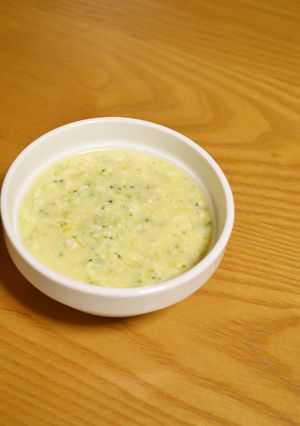 離乳食*後期～『豆腐ヨーグルトスープ』-レシピのメイン写真