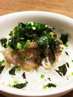 鯛のごま醤油漬け丼-レシピのメイン写真
