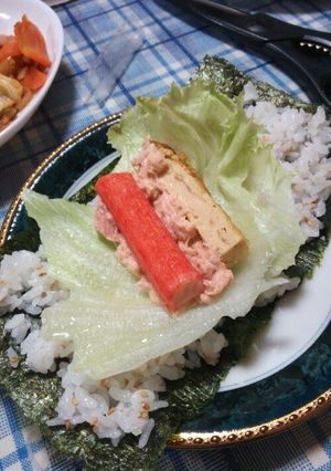 準備簡単サラダ手巻き♪-レシピのメイン写真