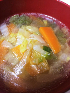 野菜だけの鶏だしスープ-レシピのメイン写真