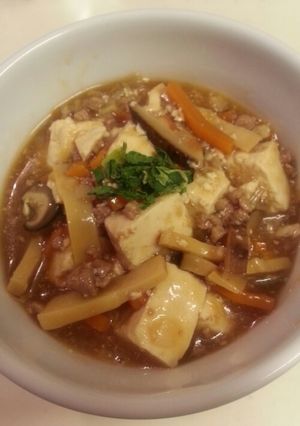 野菜たっぷり！簡単！和風な麻婆豆腐-レシピのメイン写真