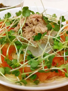 大根おろしとツナの冷製パスタ ・ᴗ・-レシピのメイン写真