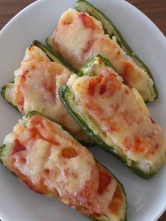 お弁当にも☆ピーマンのポテトチーズ-レシピのメイン写真