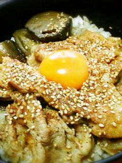 茄子の煮浸し♪リメイク豚丼-レシピのメイン写真