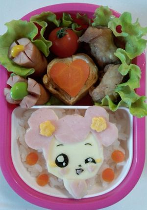 キャラ弁　ドキドキプリキュア　あいちゃん-レシピのメイン写真