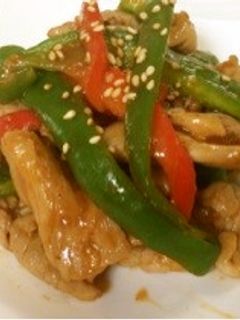 ピーマンと豚肉の味噌炒め-レシピのメイン写真
