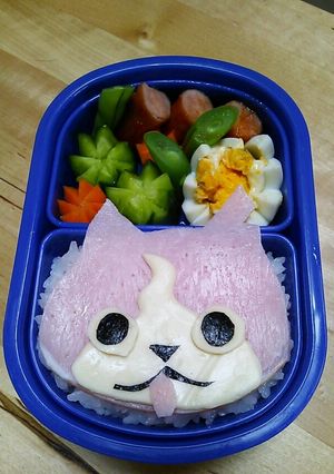 作り置きジバニャンのお弁当-レシピのメイン写真