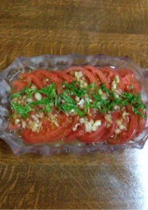 ☆トマトのオニオンドレッシング☆-レシピのメイン写真