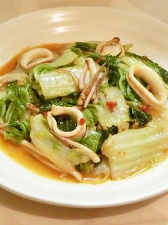 イカと白菜の豆板醤炒め-レシピのメイン写真