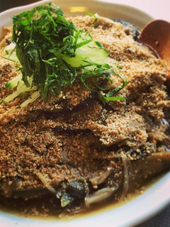 胡麻たっぷり♪茄子と牛蒡の冷蕎麦-レシピのメイン写真