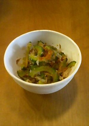にがウマ♪にがうりの炒め煮-レシピのメイン写真