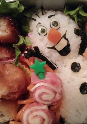 アナ雪★オラフのキャラ弁★-レシピのメイン写真