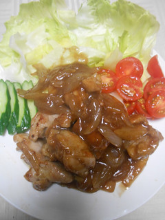 鶏肉炒めのアサイーソースからめ-レシピのメイン写真
