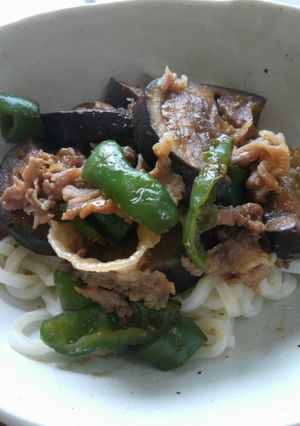 なすとピーマンと豚肉の味噌炒め-レシピのメイン写真