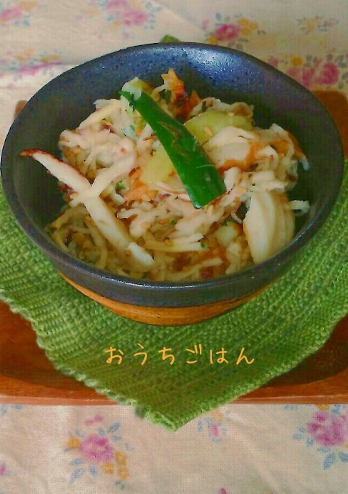 切り干し大根の梅の香和え-レシピのメイン写真