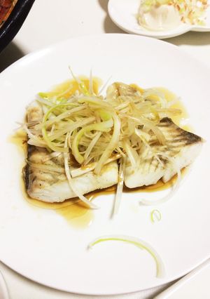 蒸し魚のごま油がけ-レシピのメイン写真