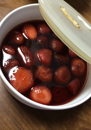 レンジでいちごソース-レシピのメイン写真