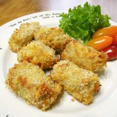 รูปของ ノンフライヤーで肉巻きフライ♪♬