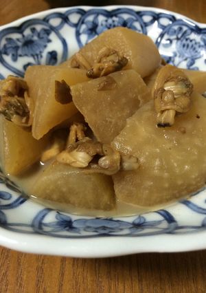大根とむきあさりの炒め煮-レシピのメイン写真