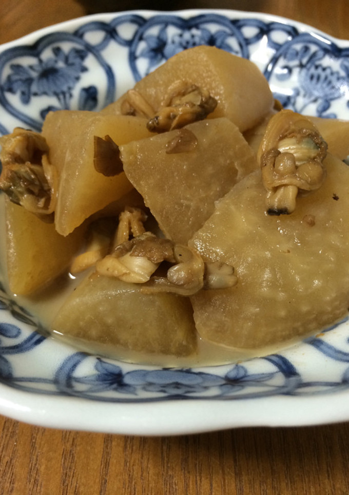 大根とむきあさりの炒め煮-レシピのメイン写真