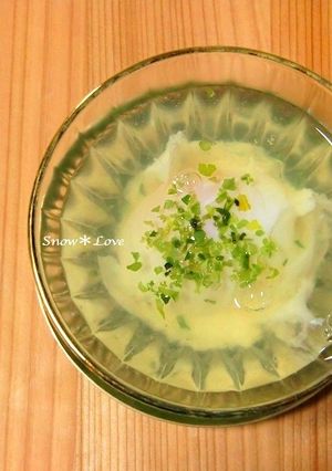 冷やし玉水☆卵のお吸い物です-レシピのメイン写真