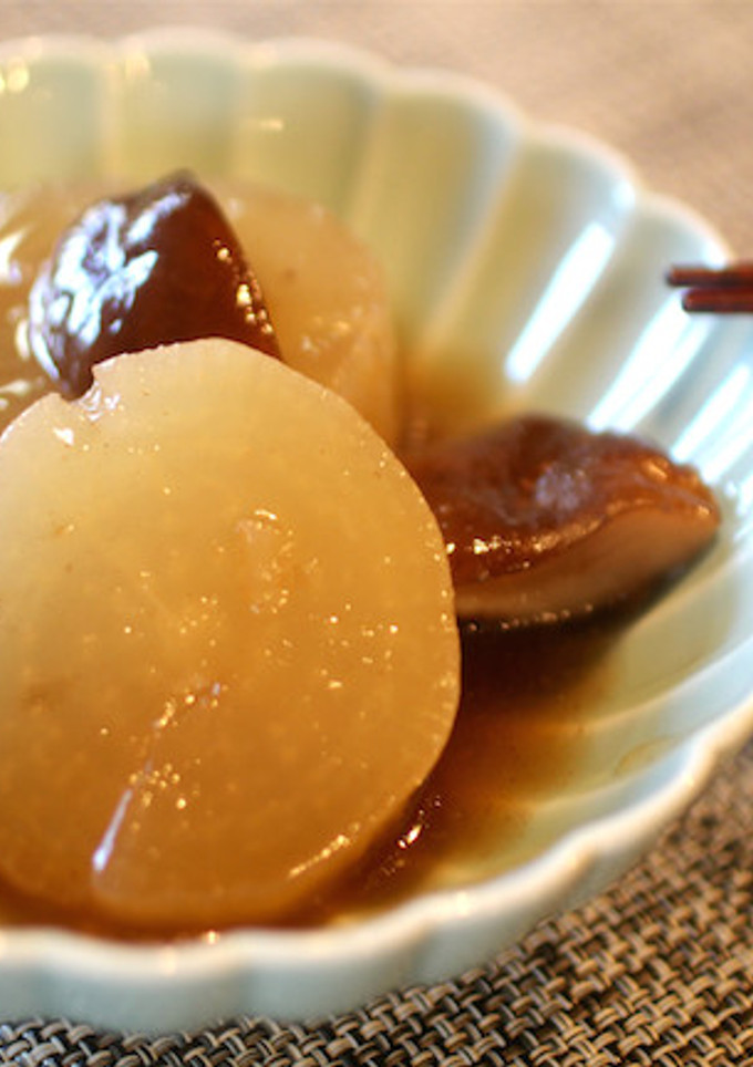 大根と椎茸のオイスターソース煮-レシピのメイン写真