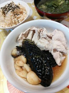 茄子の揚げ浸し(冷シャブ)-レシピのメイン写真
