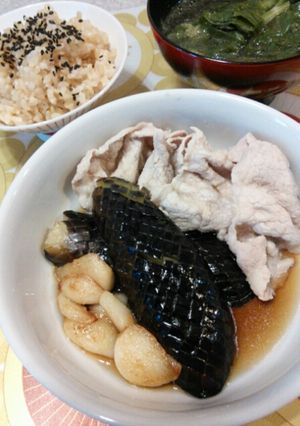 茄子の揚げ浸し（冷シャブ）-レシピのメイン写真