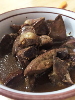 鶏レバーハツの炒め煮-レシピのメイン写真