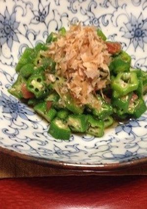 オクラの梅干し和え-レシピのメイン写真