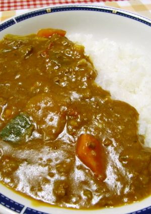 ★挽肉・レンズ豆入りの＊夏野菜カレー＊♪-レシピのメイン写真