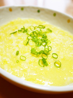 優しい朝食ランチ♪白だし卵雑炊~風邪の時-レシピのメイン写真